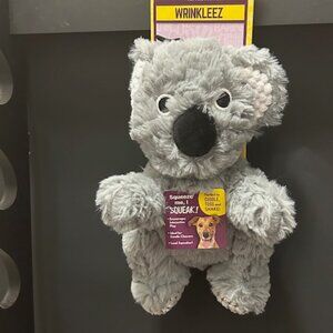 Multipet Wrinkleez Koala Bear Plush Dog Toy